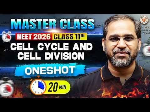 Cell Cycle & Cell Division Explained in One Shot | Class 11 Biology | NEET 2026 | Tarun Sir