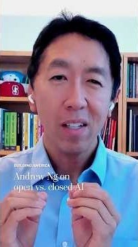 Andrew Ng on open vs. closed AI