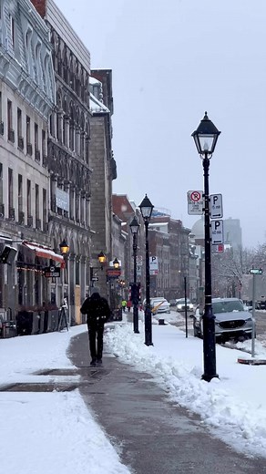 5.7K views · 303 reactions | How beautiful Montreal is on a snowy day 懶❄️ #montreal #canada | Gabriel Martins | Facebook