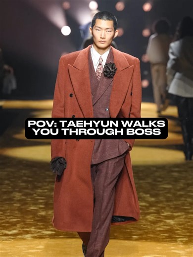 walking @boss like a boss #taehyunjeon #boss #milanfashionweek #elitemilan #elitemodel