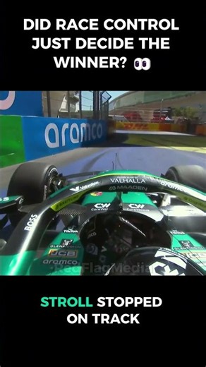 DID RACE CONTROL JUST DECIDE THE WINNER 👀