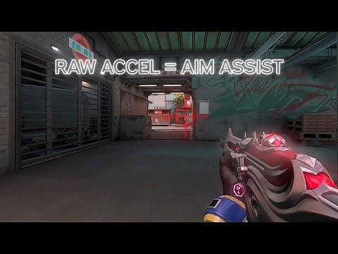 basically VALORANT AIM ASSIST - RAW ACCEL setup tutorial