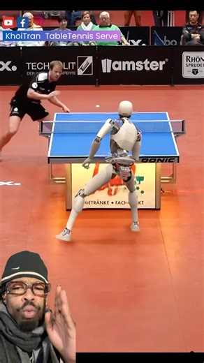 I robot vs un humain🤖#pingpong #pourtoi #shorts #shortvideo #video #youtube #viral #fyp #like