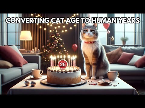 How old is your cat in human years? Converting cat years to human years
