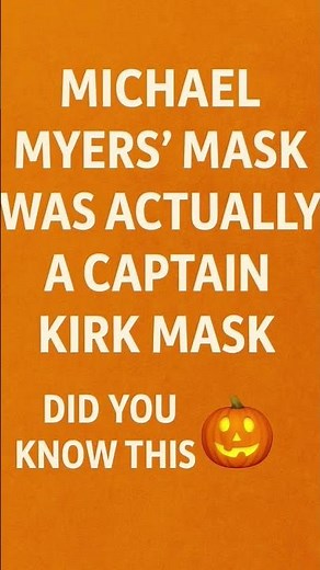 Michael Myers’ Mask Was Actually Captain Kirk?! 🎃😱 | WTF Halloween Facts