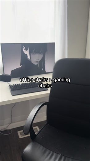 easily comfier and just better #comp #setup #chair #fyp | office chairs