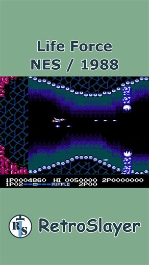 Life Force Gameplay NES