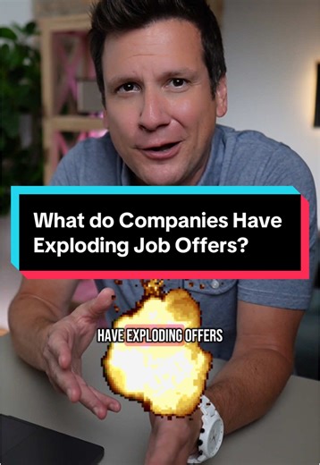 What is an exploding offer and why do companies use exploding offers at the job offer phase during a job search? Am I experience as a recruiter there are two reasons why companies give you an exploding offer at a job off her face and here’s what you need to know about them ##jobsearchtips##joboffer##joboffernegotiations