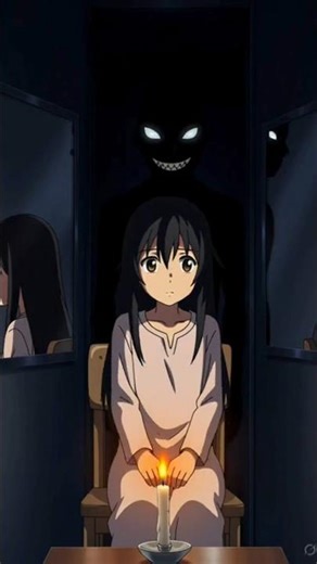 the mirror game #anime #horror #story