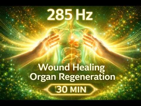 285 Hz Sleep Music with Nature Sounds | Deep Sleep, Relaxation