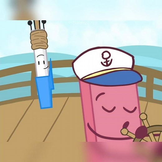 The sailor song | BFB/Tpot (Ft. Pen & Eraser) | #bfb #tpot #osc #trend #animation