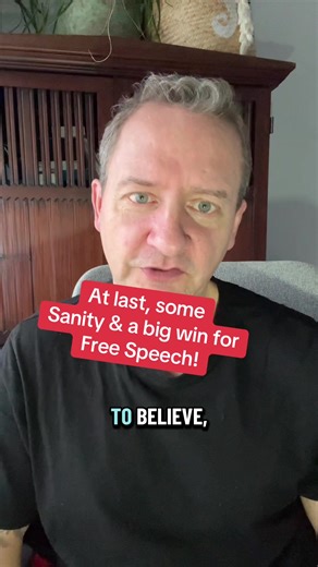 Big Win for Free Speech and Sanity