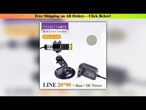 Set 20*90 660nm 100mw With Battery Case Red Module Alignment Laser Beam Line Locator For