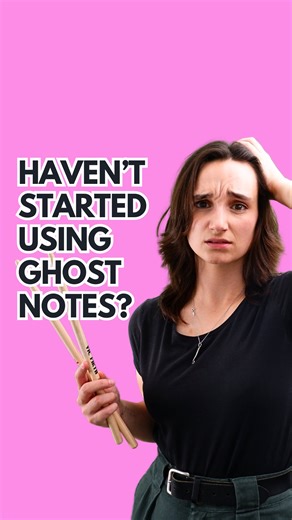 Ready to dive into the world of ghost notes? Here's a great starting point! 👻🥁 #ghostnotes #drumtechnique #drumuniversity #drumlessons #drummergirl | Love To Learn Drums