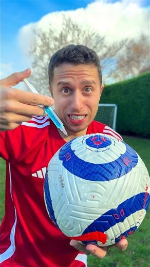 I filled a football with WATER! ⚽️💧