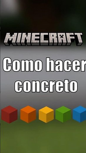 How to make concrete in Minecraft