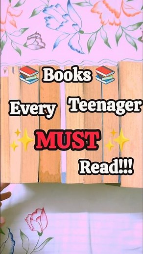 BEST BOOKS Every Teenager Must Read at least once in their life!!! #bookshorts #booktok