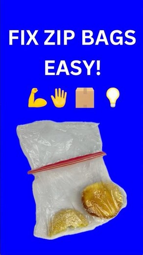 Fix Broken Zip Bags in Seconds! 🛠️📦 #hack #diy #tricks