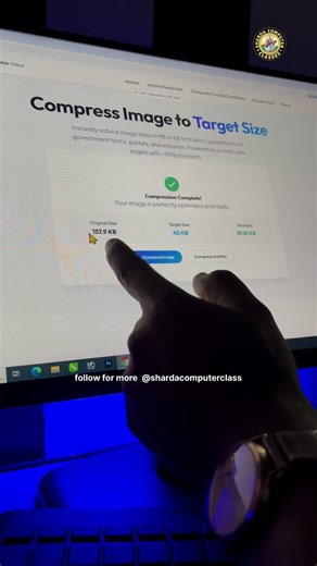 Convert Image Size in 1 Sec ⚡ | MB to KB Trick 🤯 #Shorts #viral #pc #mbtokb