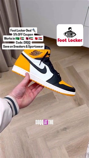 @promocodegenius.info on Instagram: "Foot Locker fans 👟 Save 5% using code D8QQ Available in KSA, UAE, Qatar, Kuwait, Bahrain & Egypt.. #promocodegenius Thank you 😊"