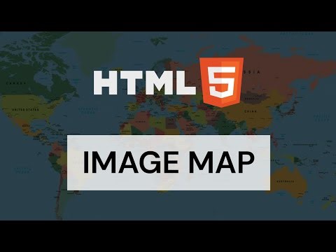 Use the HTML usemap attribute of the img element to point to an image map
