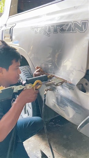 From collision to perfection 💪 Restoring this panel to factory finish after a major accident — because every detail matters. 🚗 Quality work. Precision finish. Trusted results. 📍Located along National Highway, Brgy. Canocotan, Tagum City 📞 For inquiries: Call us at 0917-153-1126 Or send us a message here on Facebook — we’re happy to help! #BibboAutoRepair #AutoBodyRepair #PanelRestoration #AccidentRepair #BeforeAndAfter #CarCare #TagumCity #BodyShop | Bibbo Auto Repair Tagum