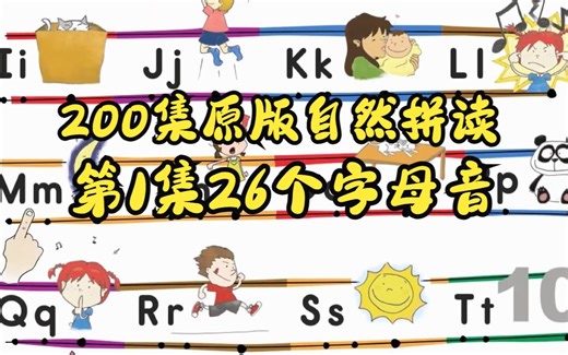 【200集原版自然拼读】第1集 Phonics Chant - Think Read Write 1