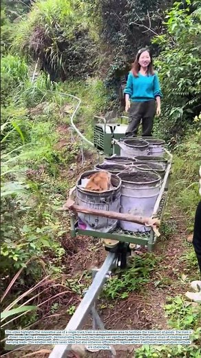 Conquering Terrain with a Single-Track Train: A Mountainous Innovation