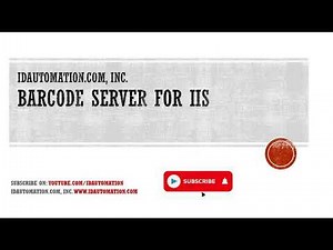 How to Enable Barcode Streaming Generation in IIS