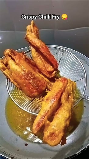 🌶️ Crispy Chilli Fry | 15 Minutes Tea-Time Snack | You Must Try 🔥 #shorts #shortfeed #youtubeshorts