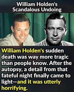 1.2M views · 12K reactions | William Holden's sudden death was way more tragic than people know. After the autopsy, a detail from that fateful night finally came to light—and it was utterly horrifying. | Factinate | Facebook