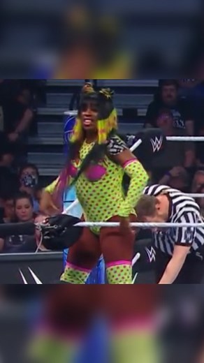 trinity fatu ( naomi ) fansite. ⭑ | naomi definitely made the wwe universe & especially blair davenport feel the glow tonight. 💥 #wwe #smackdown #naomi | Instagram