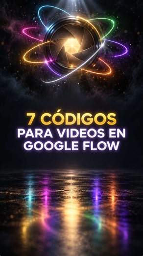 7 códigos que le puedes meter a Google Flow para tomar el control total de tus videos 🎥 Desde /orbit para girar la cámara alrededor de tu sujeto, hasta /glitch para una distorsión digital sin animar nada a mano. Comenta FLOW y te enviamos la lista completa con los 99 códigos más útiles. #ia #googleflow #videosia #creatividad #tecnologia