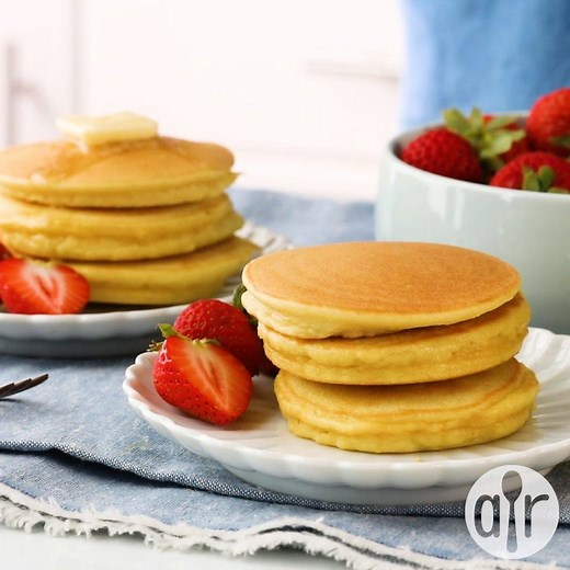 9K views · 92 reactions | This healthier version of pancakes is ready in just 20 minutes! Quick Almond Flour Pancakes: https://trib.al/f2lapEp | Allrecipes | Facebook