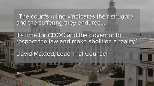 Judge rules CDOC, Gov. Polis violate CO constitution by forcing prisoner work