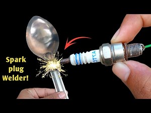 Spark plug welder !! How To Make A DIY Welding Machine With Spark Plug & Soldering iron