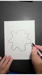 Draw Microbes #1 - Amoeba #drawing #cartoonart #sketch #microbe