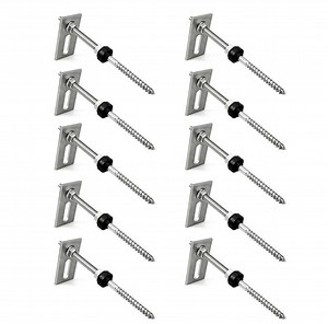 [Hot Item] Solar Panel Tile Fixing Screw Stainless Steel 304 Hanger Bolts Double-Thread Screws M10