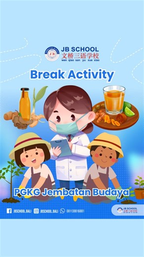 JB School on Instagram: "Play, learn, and grow together! Tiny hands, big dreams. Break activities are for fun, and learning is forever. #JB #JBSchool #SekolahJembatanBudaya #JembatanBudaya #Bali #Indonesia #2025 #PGKGJembatanBudaya #breakactivity"