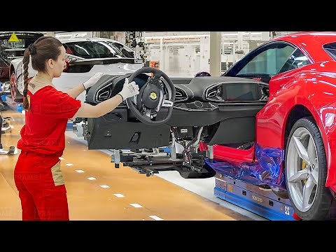 Inside Modern Ferrari Factory Building Brand New Supercars From Scratch