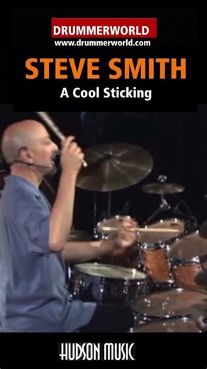 Steve Smith: A Cool Drum Sticking - #stevesmith #drummerworld