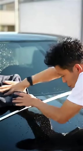 【洗車革命】一拭きで吸水完了！？拭き跡ゼロの最強タオルが凄すぎた🚗 #洗車 #便利アイテム #車好き #時短掃除 #メンテナンス