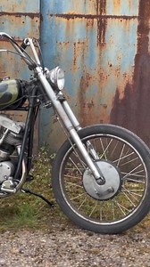 @blackhertssocial - The old rusty, crusty and trusty. #generatorshovelhead #chopperdaily #ridedonthide #shovelhead | ChopperChrash