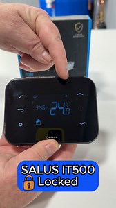 To unlock a Salus IT500 thermostat, you need to disable the screen lock Here's how: Access the Lock Function Locate the lock icon: On the IT500's display, you should see a padlock icon if the screen is locked. Unlock the Screen: Press and hold the BACK button and the TICK button simultaneously or a few seconds. The lock icon should disappear from the display, indicating that the screen is unlocked. if you have any question please ask below. https://saluscontrols.com/wp-content/uploads/2022/07/iT