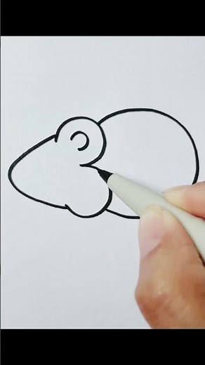 "How to Draw a Rat Easily | Step-by-Step Drawing for Beginners 🐭✏️"