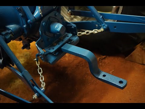 Installing the swinging drawbar on a Ford tractor