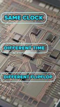 clock skew in STA | #trending #gatema #physics #ece #facts #viral #computer #quantummechanicS