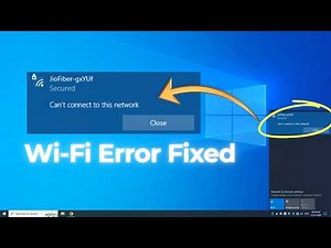Fix "Can't Connect to this Network" WiFi Error in Windows 11 & 10