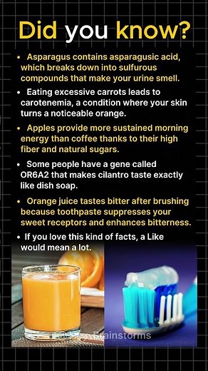 Why Does Orange Juice Taste Like Battery Acid After Brushing?