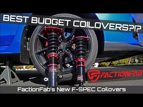 BEST BUDGET COILOVERS?!? - FACTIONFAB F-SPEC - Subaru WRX 15+